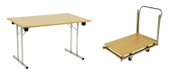 Konferenceborde billige 80 x 120 cm.